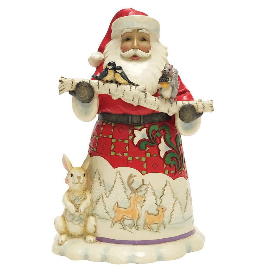Jim Shore Heartwood Creek: Santa Animals Figurine sparkle-castle
