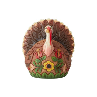 Jim Shore Heartwood Creek: Small Turkey Figurine sparkle-castle