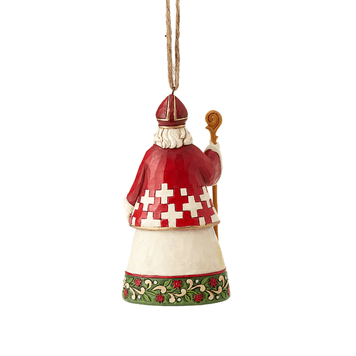 Jim Shore Heartwood Creek: Swiss Santa Hanging Ornament sparkle-castle