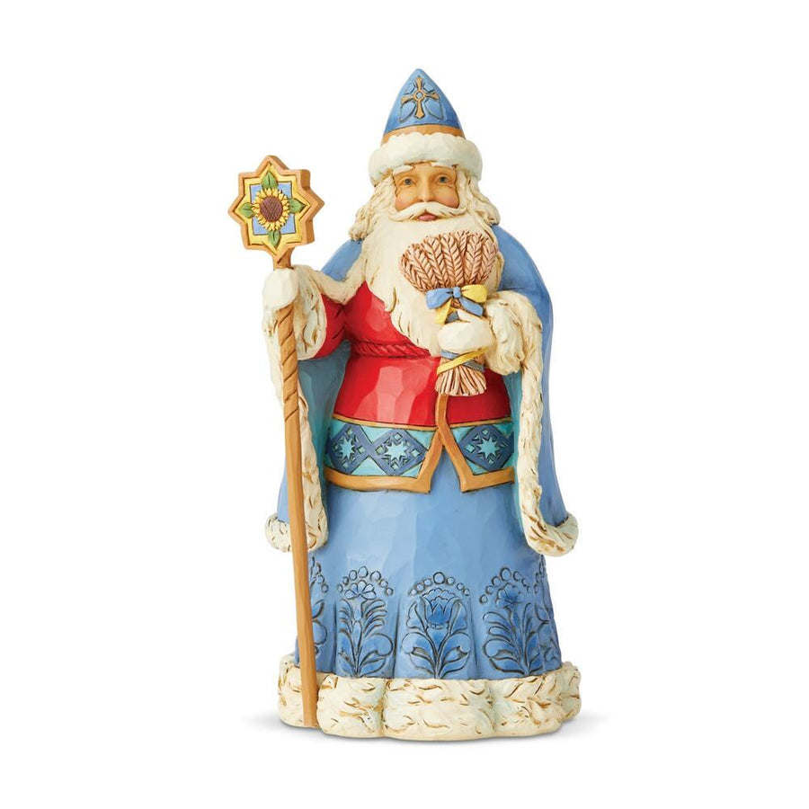 Jim Shore Heartwood Creek: Ukrainian Santa Figurine sparkle-castle