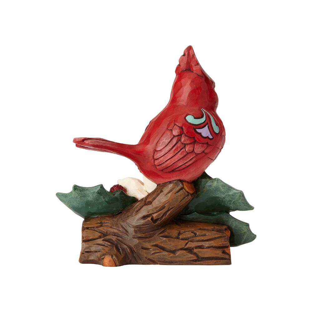 Jim Shore Heartwood Creek: Winter Wonderland Cardinal Figurine sparkle-castle
