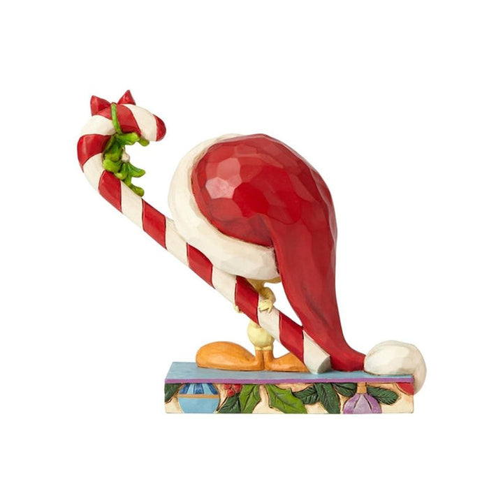 Jim Shore Looney Tunes: Tweety Bird Holding Candy Cane Figurine sparkle-castle