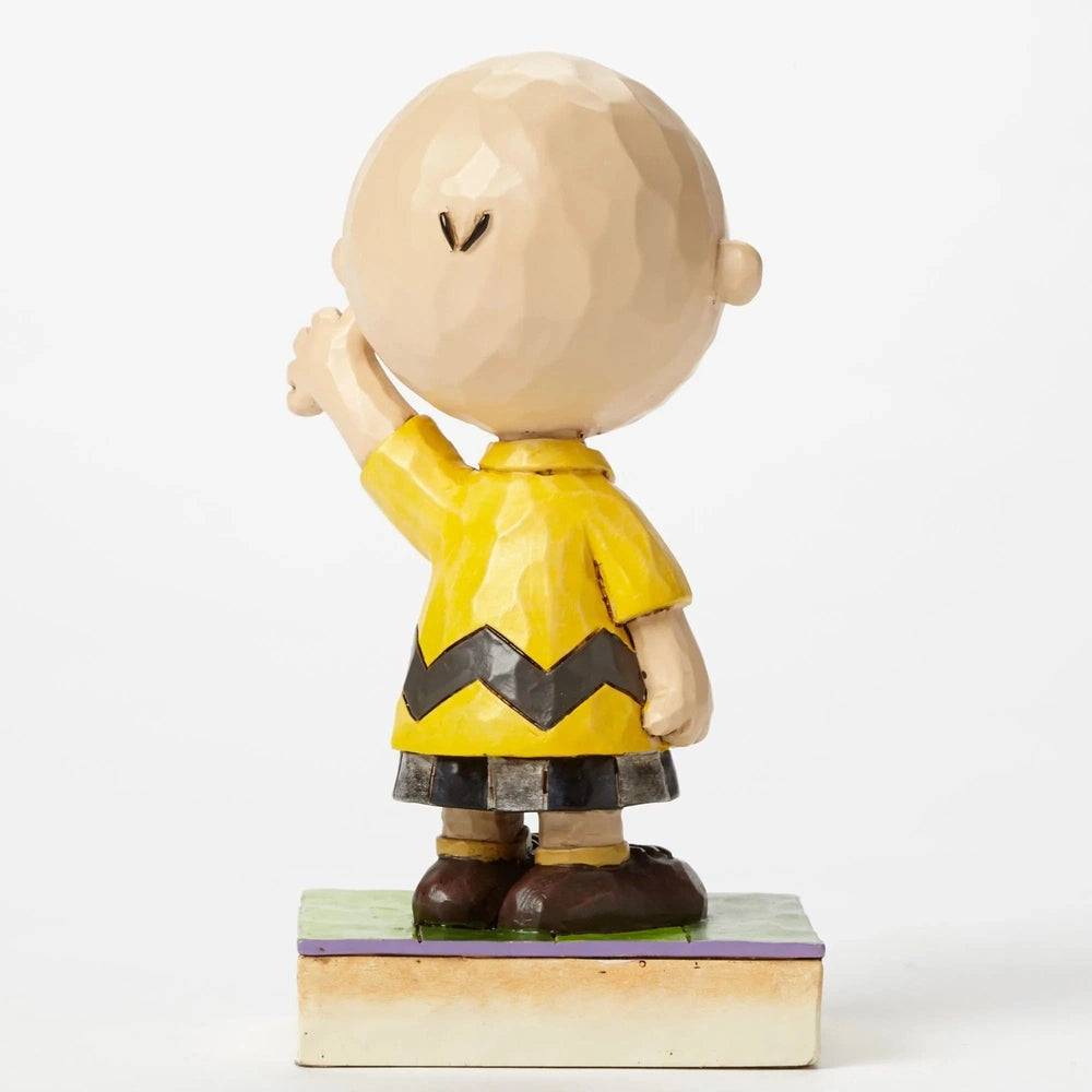 Jim Shore Peanuts: Charlie Brown Personality Pose Figurine sparkle-castle