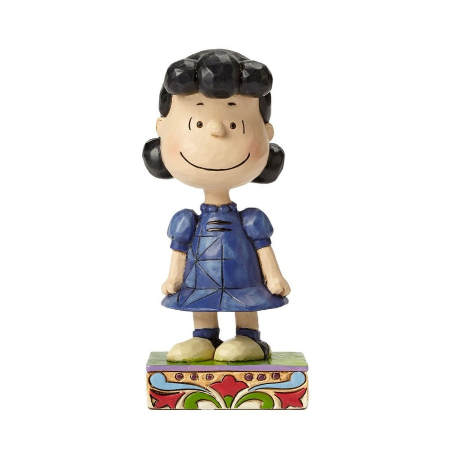 Jim Shore Peanuts: Lucy Personality Pose Figurine sparkle-castle