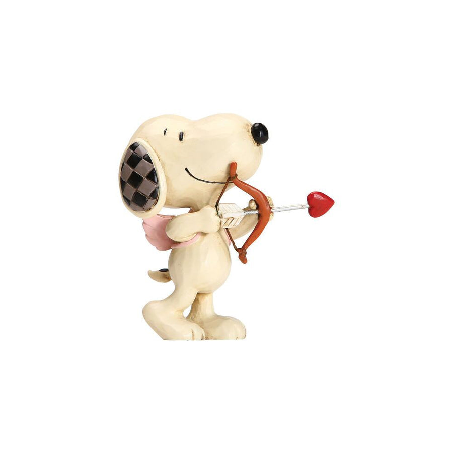 Jim Shore Peanuts: Mini Snoopy Cupid Figurine sparkle-castle
