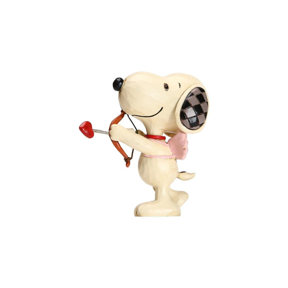 Jim Shore Peanuts: Mini Snoopy Cupid Figurine sparkle-castle