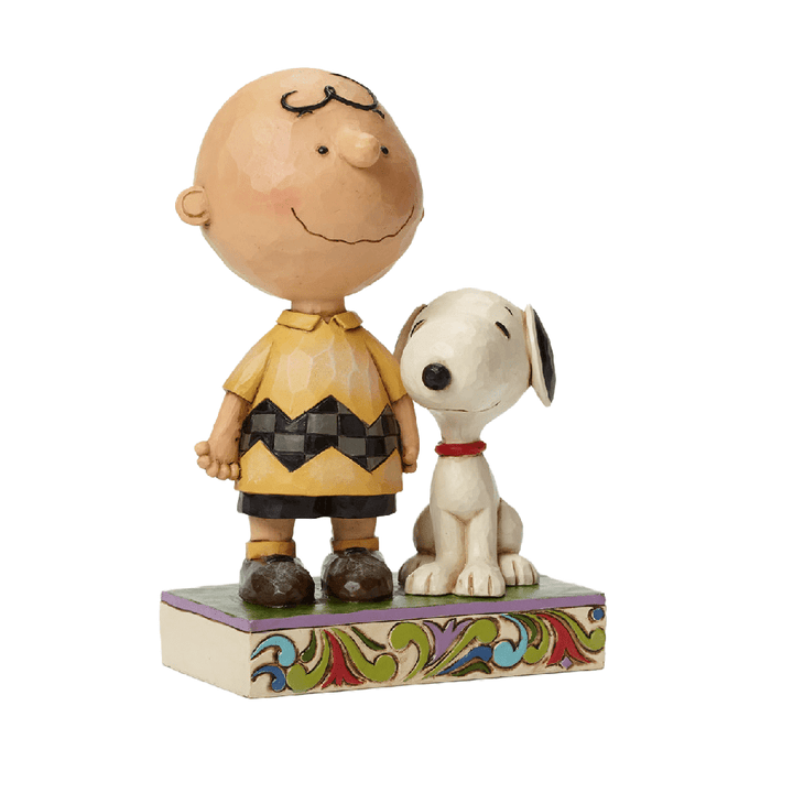 Jim Shore Peanuts: Snoopy & Charlie Brown Figurine sparkle-castle
