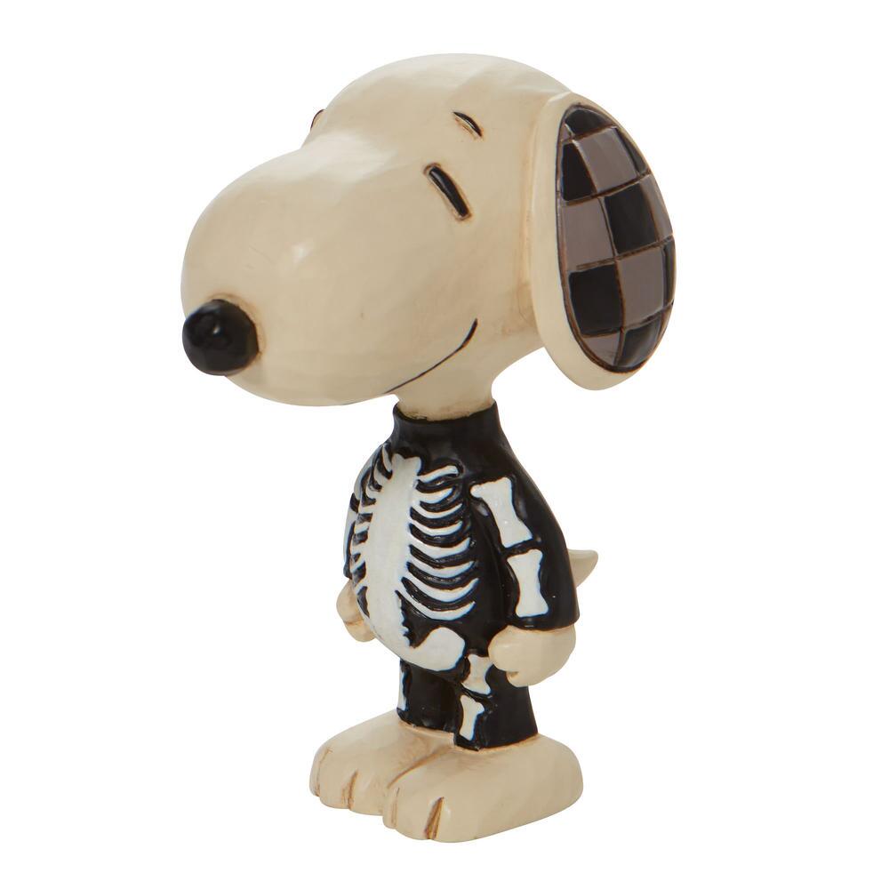 Jim Shore Peanuts: Snoopy Skeleton Mini Figurine sparkle-castle