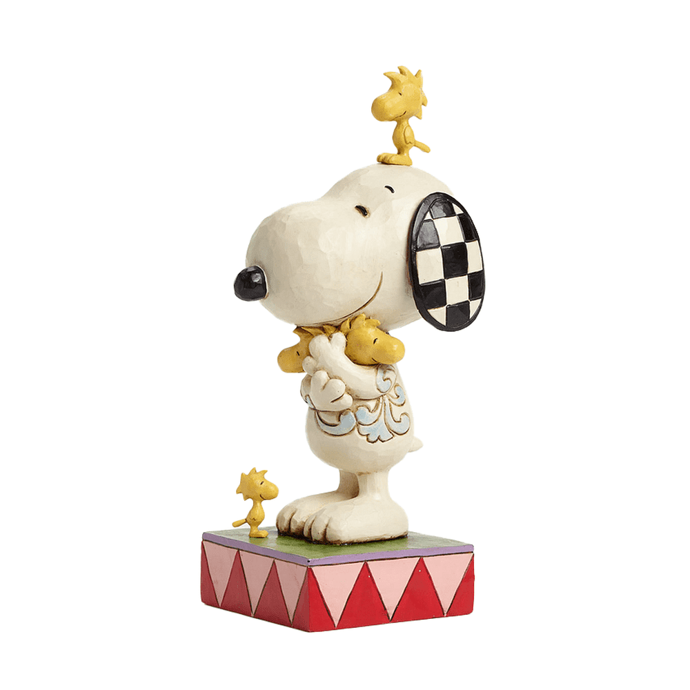 Jim Shore Peanuts: Snoopy, Woodstock Friends Figurine sparkle-castle