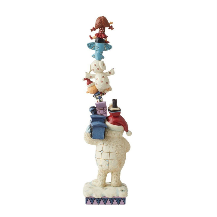 Jim Shore Rudolph Traditions: Stacked Bumble and Friends Figurine sparkle-castle