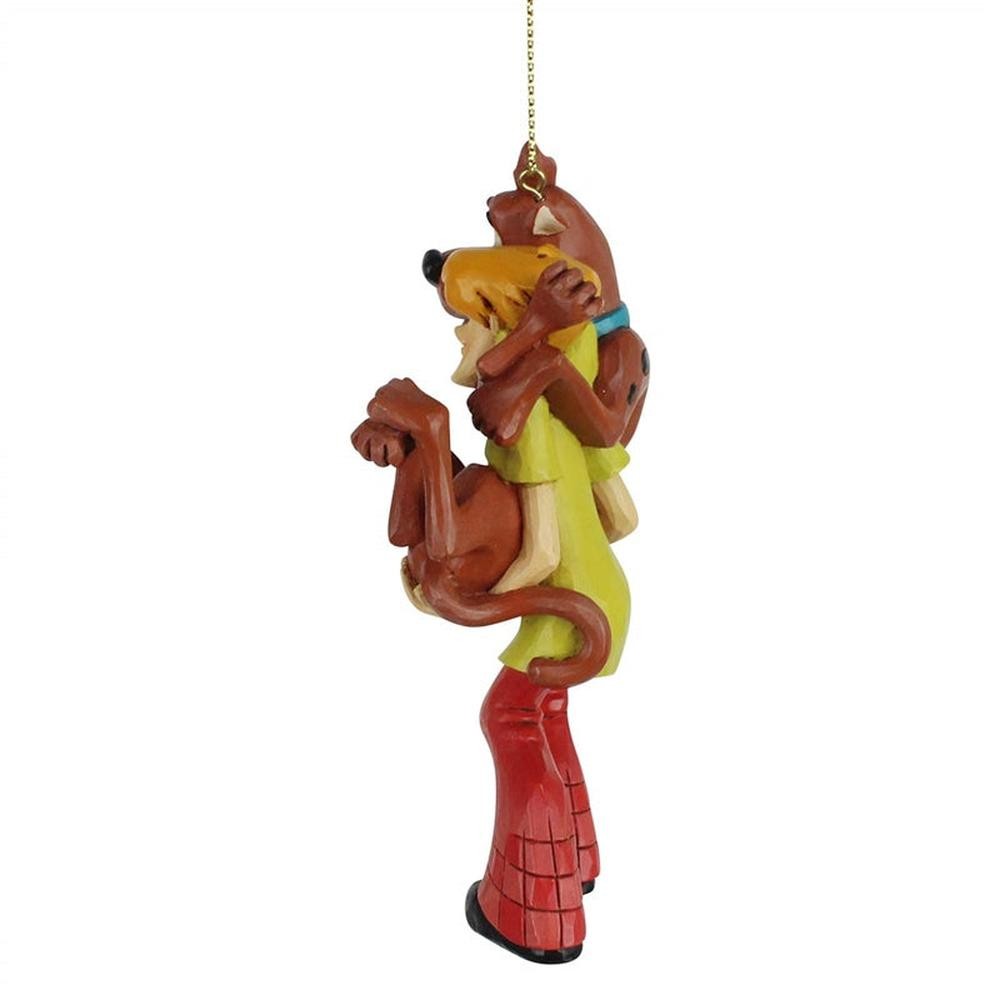 Jim Shore Scooby-Doo: Shaggy Holding Scooby Hanging Ornament sparkle-castle