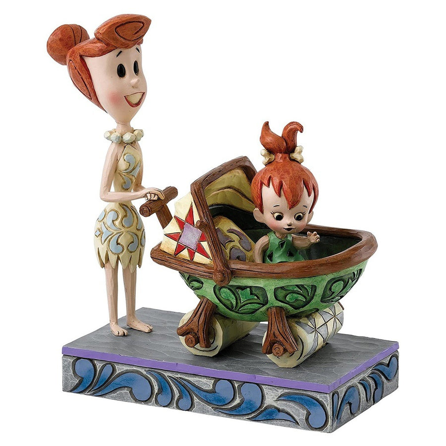 Jim Shore Flintstones: Wilma Flintstone Pebbles Figurine sparkle-castle