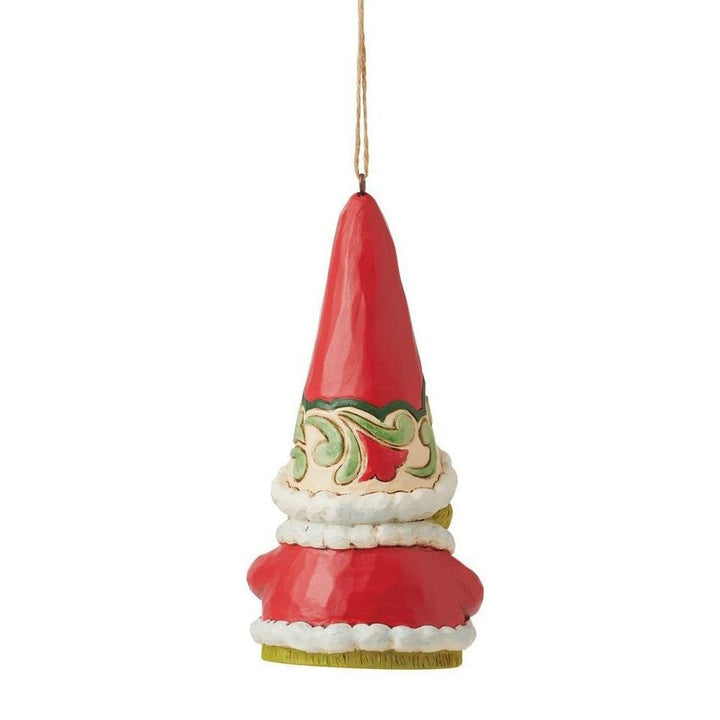 Jim Shore The Grinch: Grinch Gnome Holding Ornament Hanging Ornament sparkle-castle