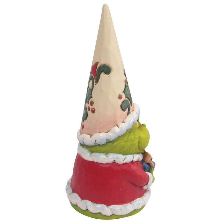 Jim Shore Grinch: Grinch Gnome Holding Present Figurine sparkle-castle