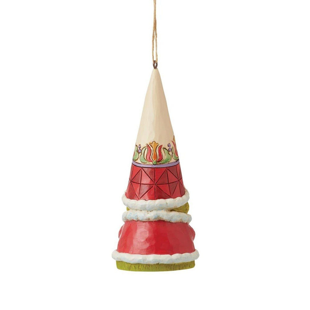 Jim Shore The Grinch: Grinch Gnome with Hands Clenched Hanging Ornament sparkle-castle