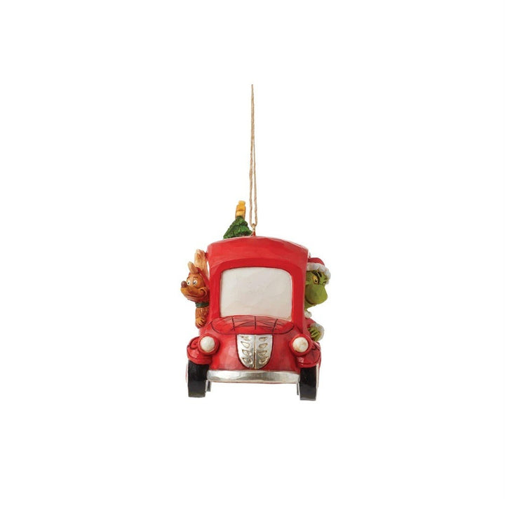 Jim Shore The Grinch: Grinch in Red Truck Hanging Ornament sparkle-castle