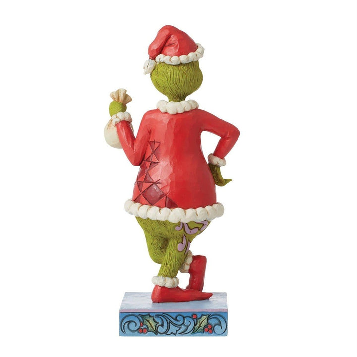 Jim Shore The Grinch: Grinch with Bag of Coal Figurine sparkle-castle