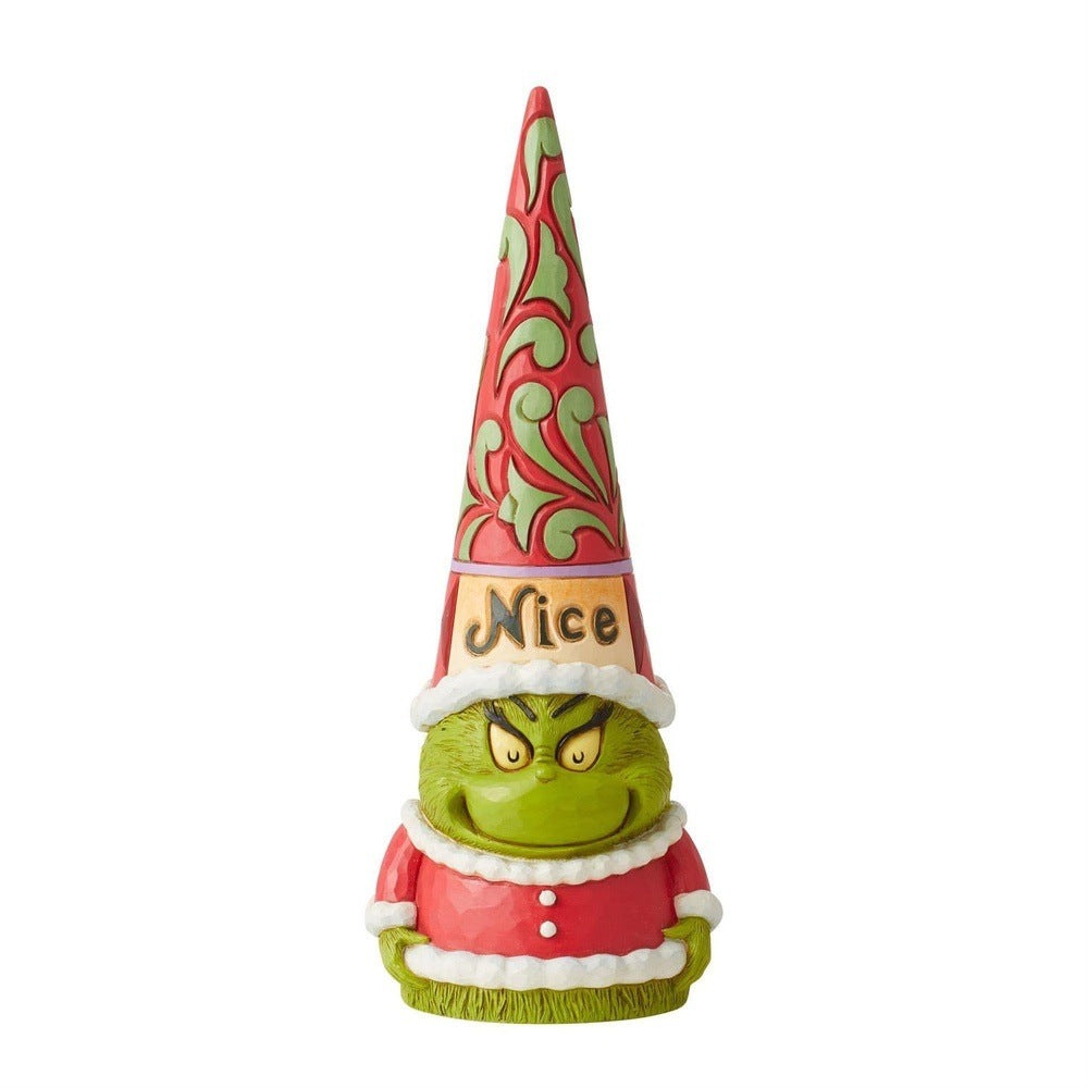 Jim Shore The Grinch: Naughty & Nice Grinch Gnome Figurine sparkle-castle