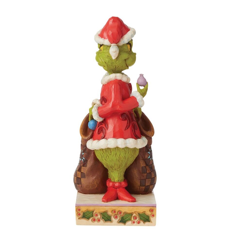 Jim Shore Grinch: Two-Sided Naughty Nice Grinch Figurine sparkle-castle
