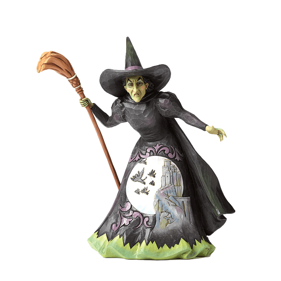 Jim Shore Wizard of Oz: Wicked Witch with Scene Figurine sparkle-castle