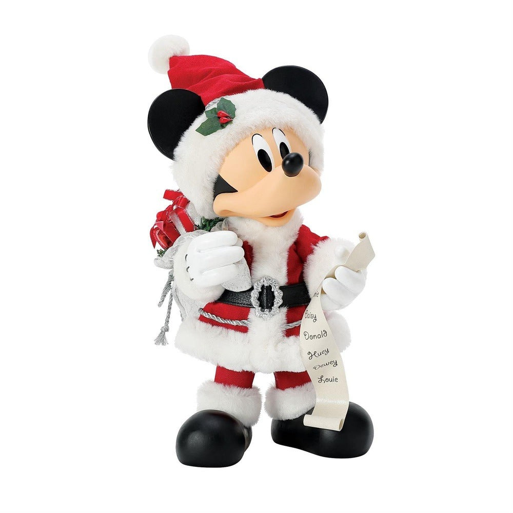 Possible Dreams Disney: Mickey Mouse Santa Figurine sparkle-castle
