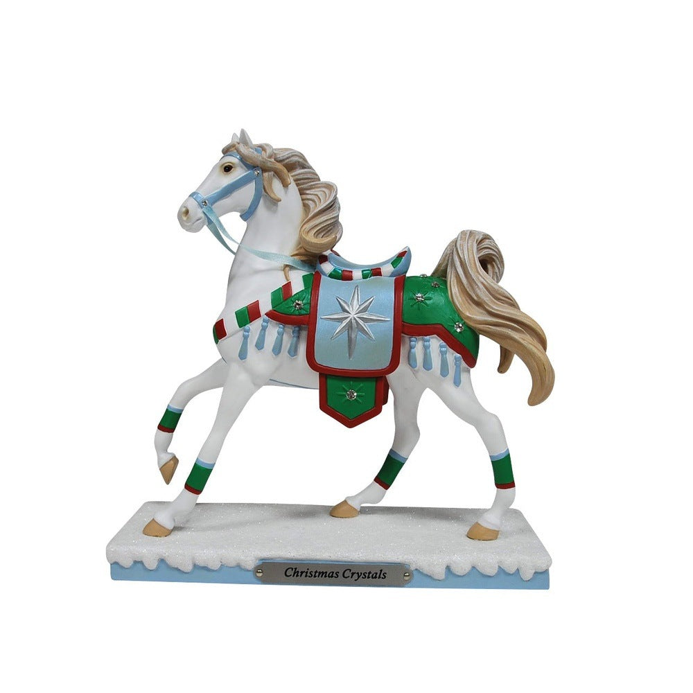 Trail of Painted Ponies: Christmas Crystals Figurine sparkle-castle