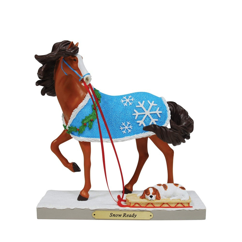 Trail of Painted Ponies: Snow Ready Figurine sparkle-castle