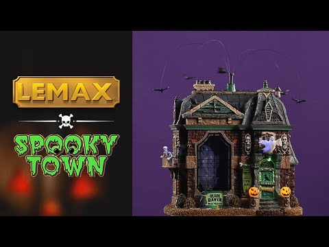 Lemax Spooky Town Halloween Village: Black Raven Manor