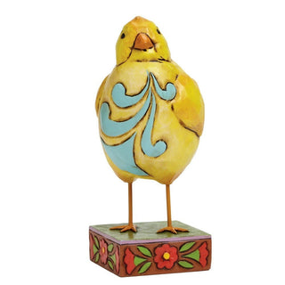 Jim Shore Heartwood Creek: Small Lazy Chick Figurine sparkle-castle