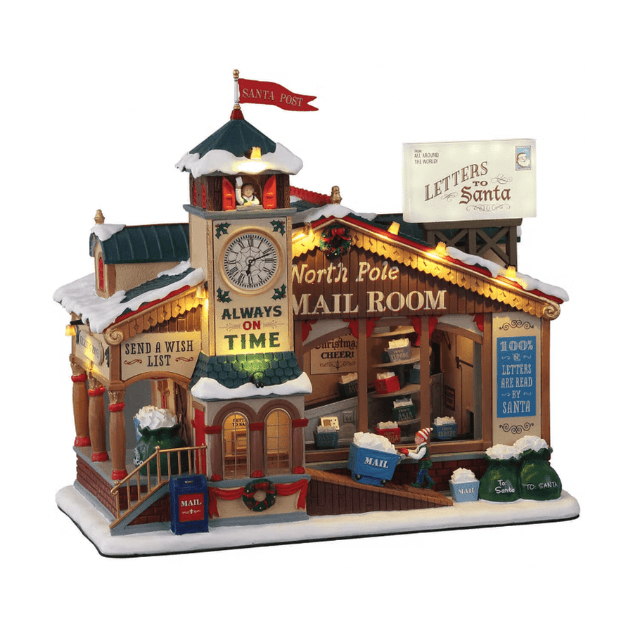 Santa's Wonderland Village: North Pole Mail Room sparkle-castle