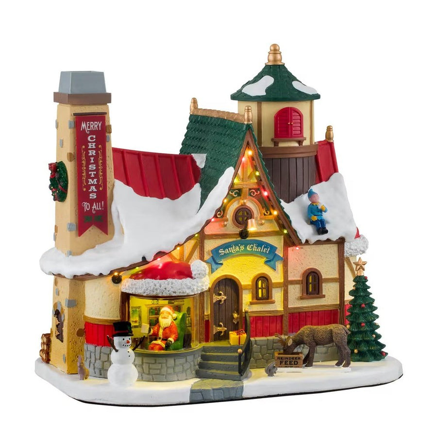 Santa's Wonderland Village: Santa's Chalet sparkle-castle