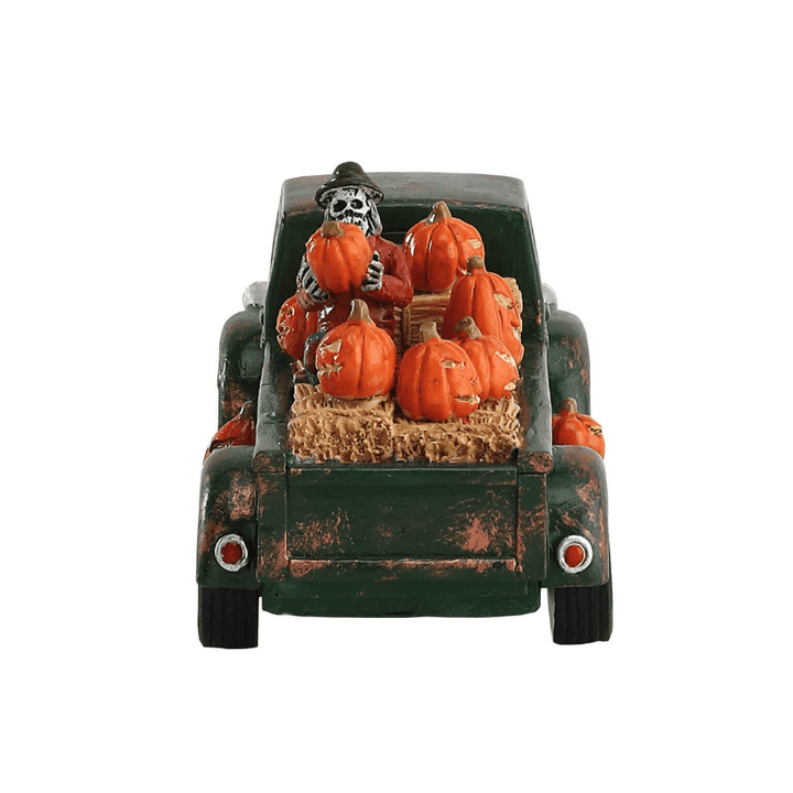 Spooky Town Village Accessory: Pumpkin Pickup Truck sparkle-castle