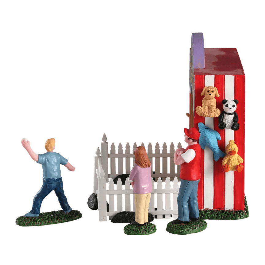 Carnival Village Accessory: Tin Can Alley Figurine, Set sparkle-castle