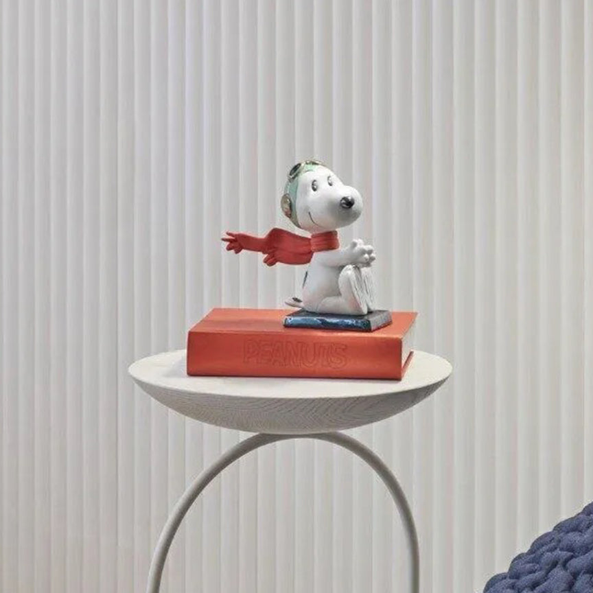 Lladró Peanuts Collection: Snoopy Flying Ace Figurine sparkle-castle