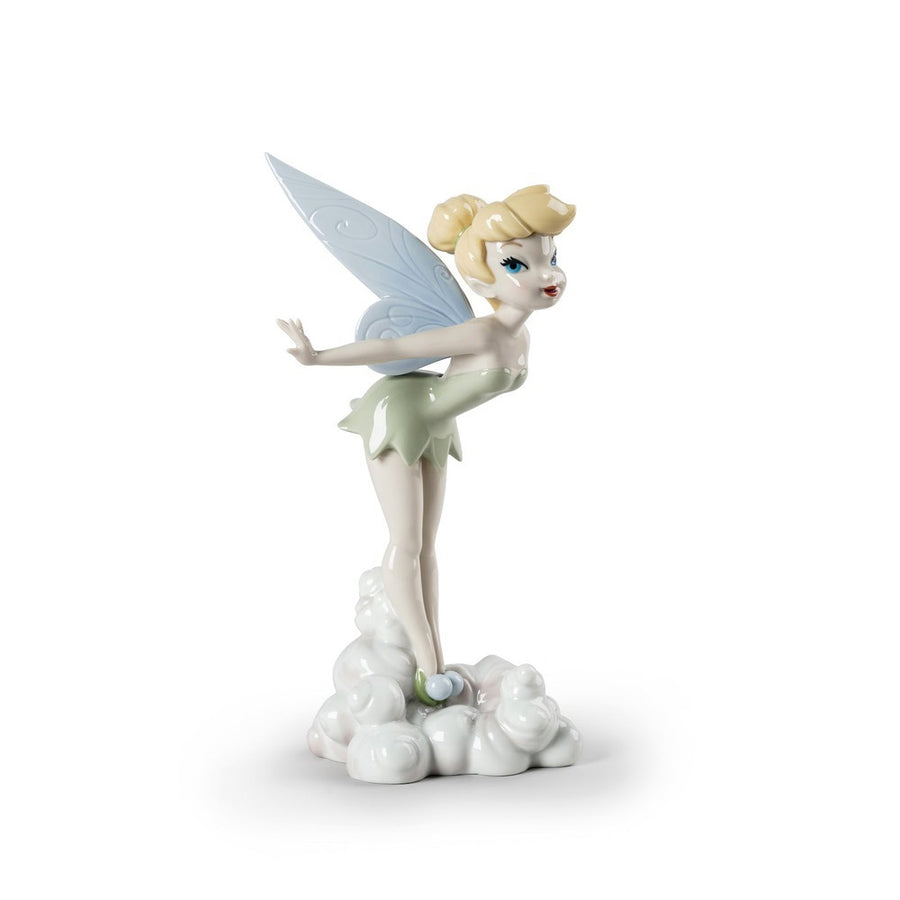 Lladró Disney Animation Collection: Tinker Bell Peter Pan sparkle-castle