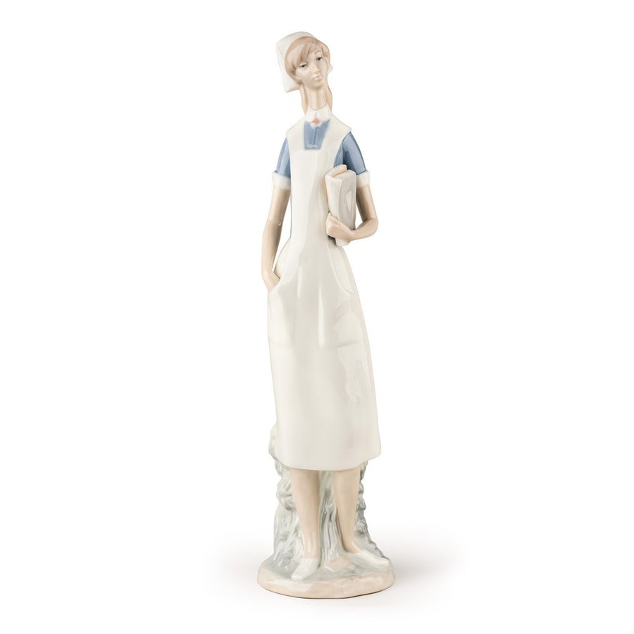 Lladró Occupation Collection: Female Nurse Figurine sparkle-castle