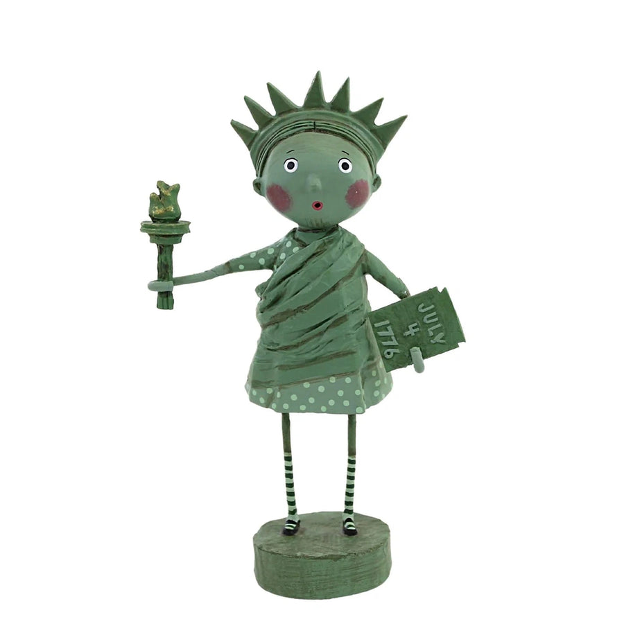 Lori Mitchell American Pride Collection: Little Liberty Figurine sparkle-castle