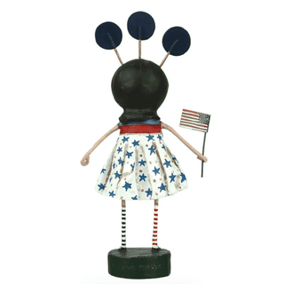 Lori Mitchell American Pride Collection: USA Girl Figurine sparkle-castle