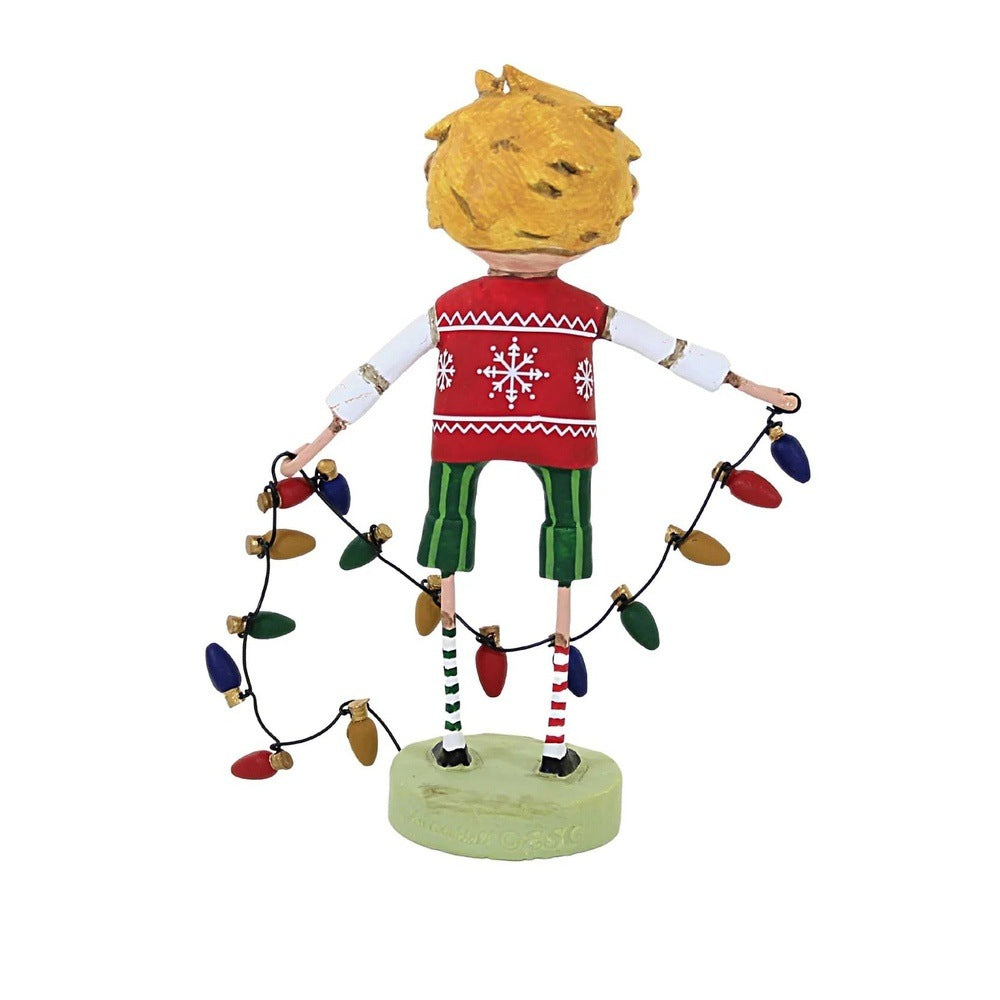 Lori Mitchell Christmas Collection: All Lit Up Figurine sparkle-castle