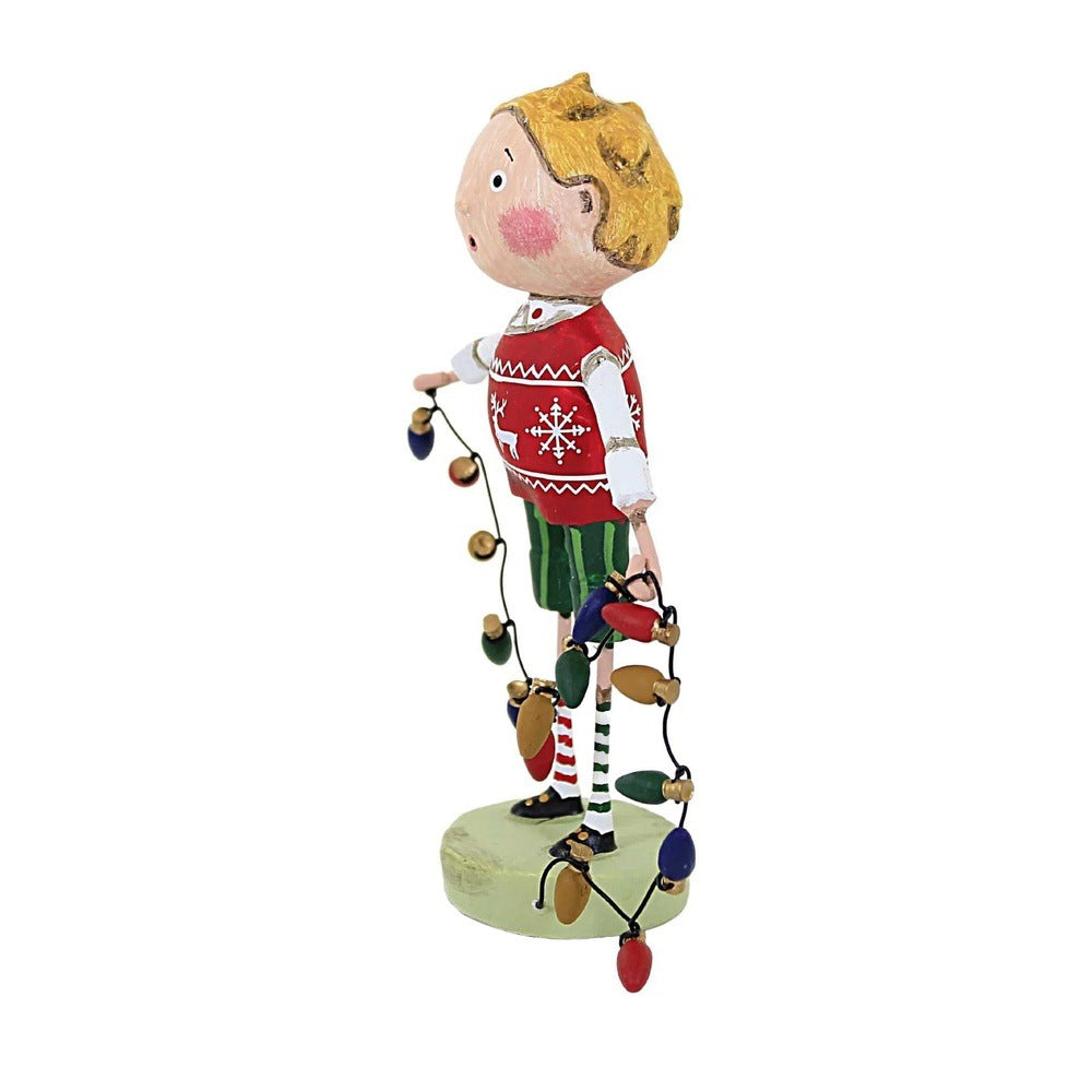 Lori Mitchell Christmas Collection: All Lit Up Figurine sparkle-castle