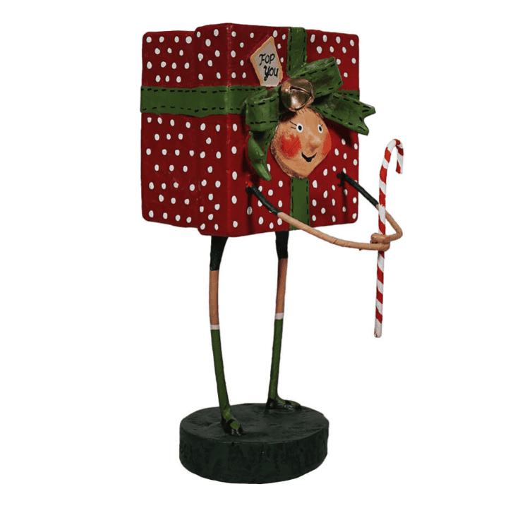 Lori Mitchell Christmas Collection: All Wrapped Up Figurine sparkle-castle