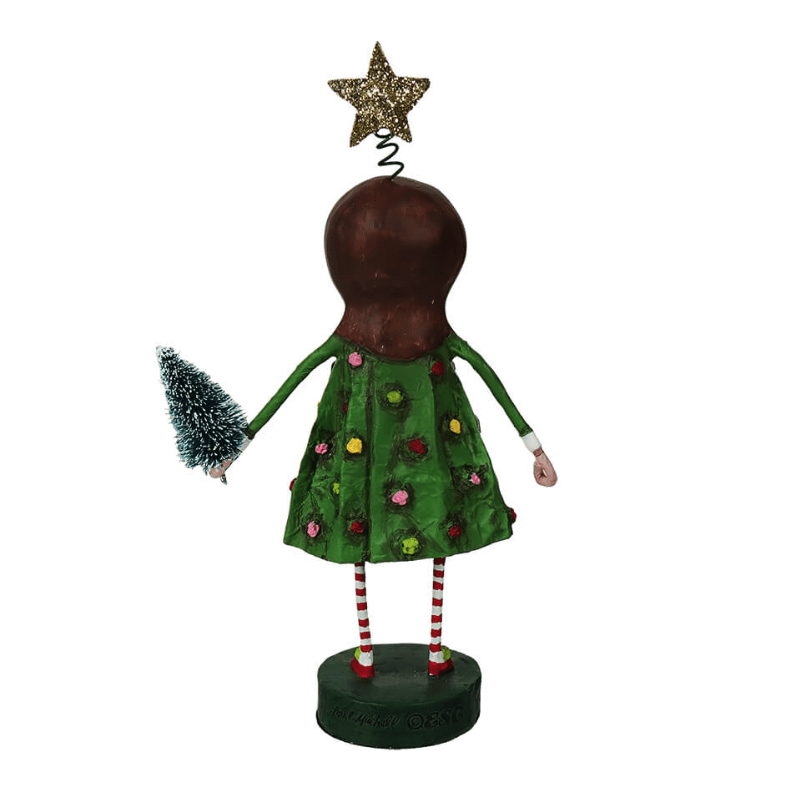 Lori Mitchell Collection: Chrissy Christmas Figurine sparkle-castle