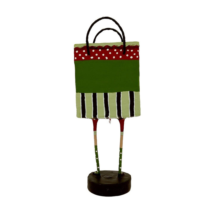 Lori Mitchell Christmas Collection: Davey's Gift Bag Figurine sparkle-castle