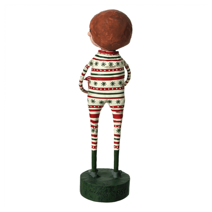 Lori Mitchell Collection: Joey's Christmas Jammies Figurine sparkle-castle