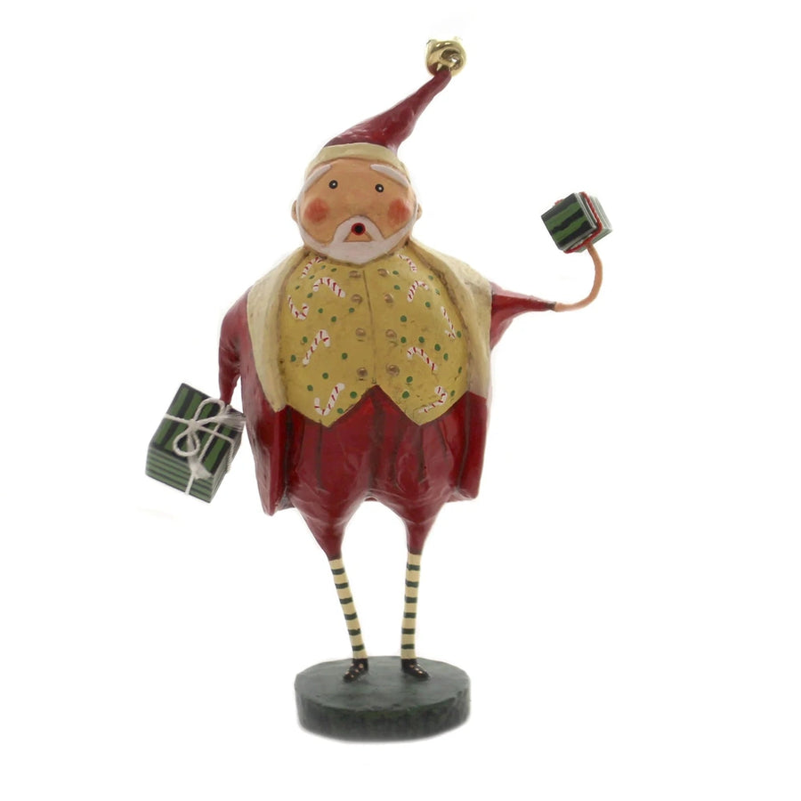 Lori Mitchell Christmas Collection: Jolly Good Fun Santa Figurine sparkle-castle