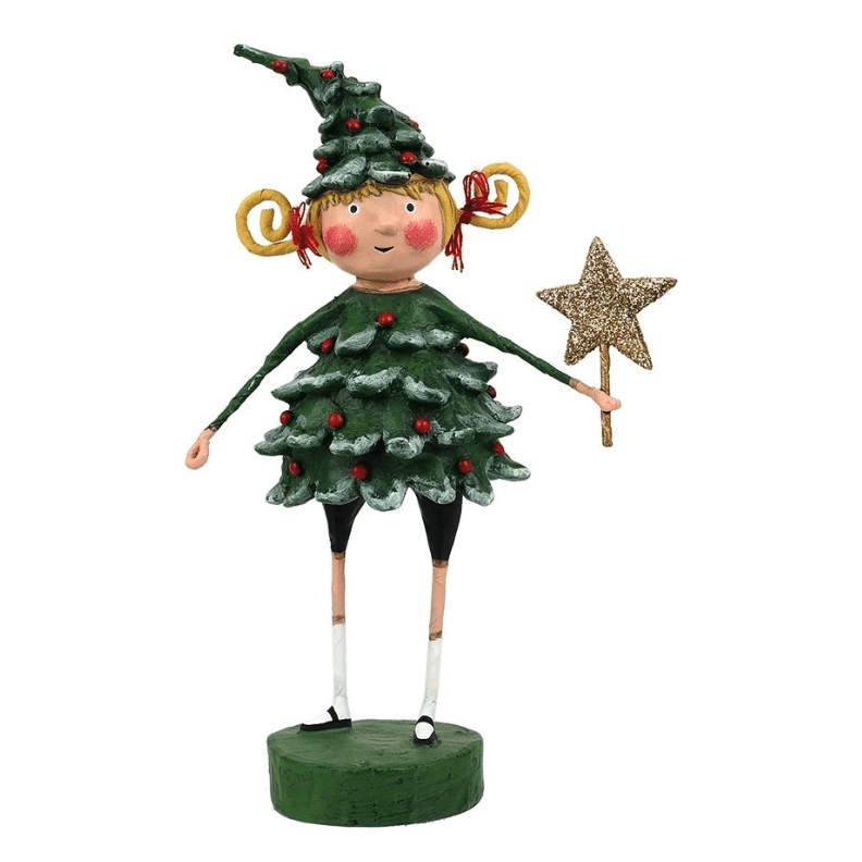Lori Mitchell Christmas Collection: Jolly Holly Figurine sparkle-castle