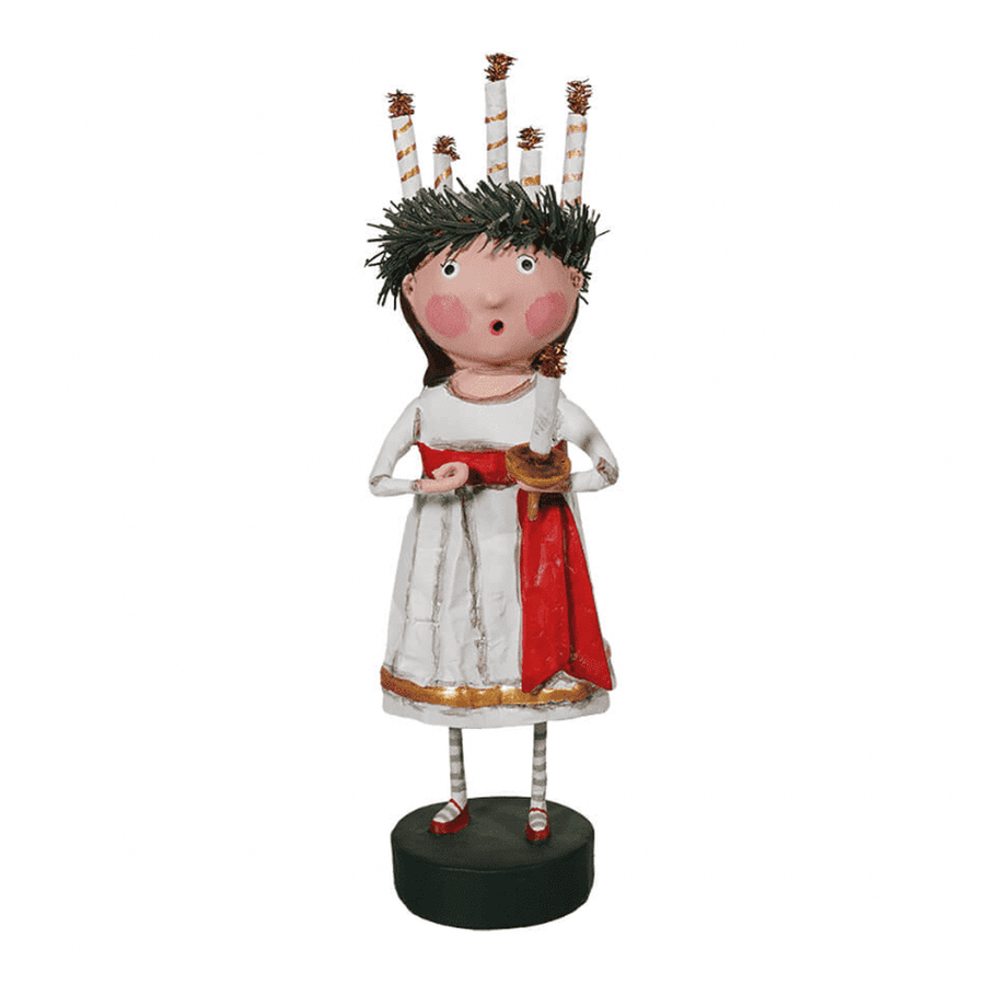 Lori Mitchell Christmas Collection: Lucia Figurine sparkle-castle