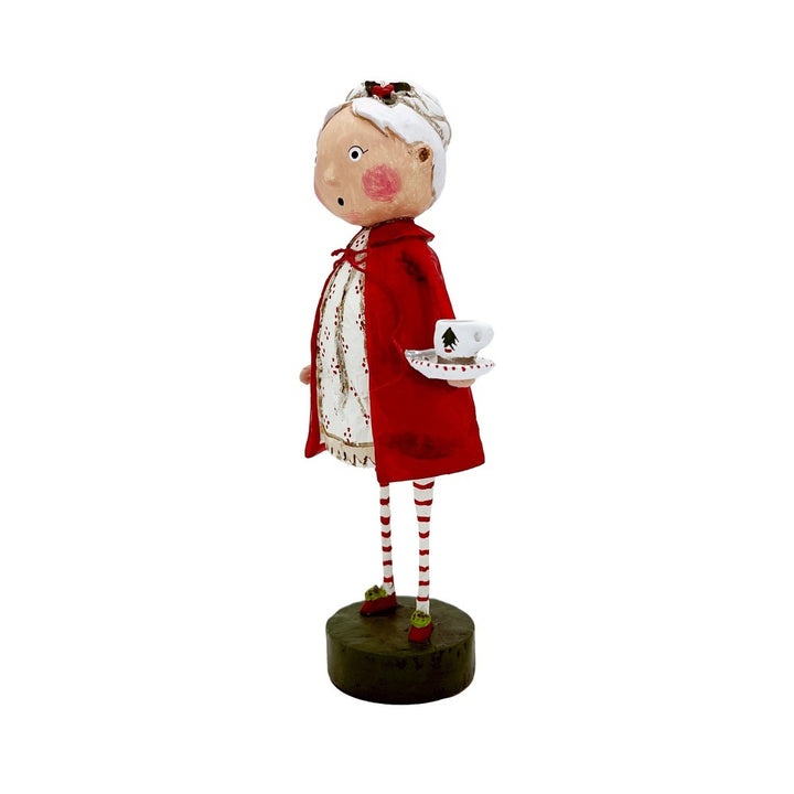 Lori Mitchell Christmas Collection: Rosy Cozy Mrs. Claus Figurine sparkle-castle