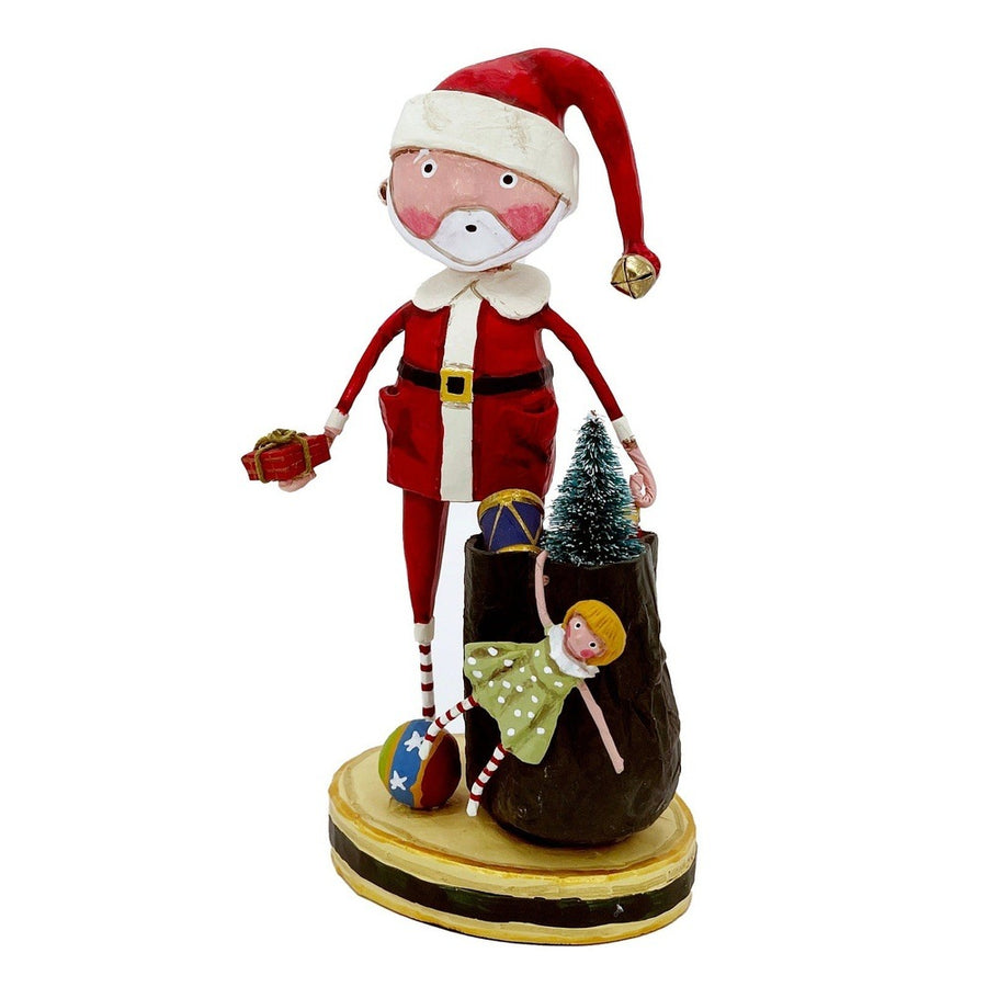 Lori Mitchell Christmas Collection: Santa & His Sack Figurine sparkle-castle
