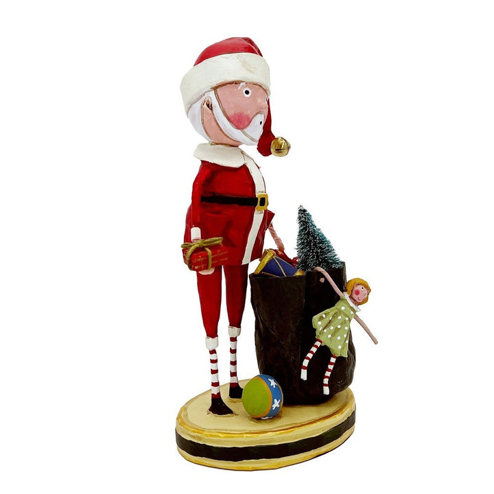 Lori Mitchell Christmas Collection: Santa & His Sack Figurine sparkle-castle